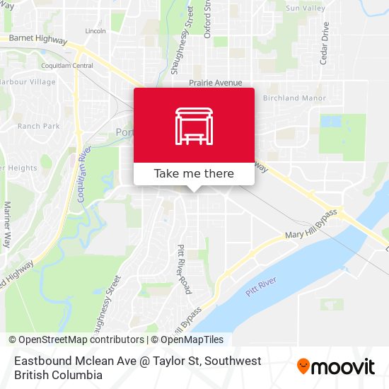 Eastbound Mclean Ave @ Taylor St map