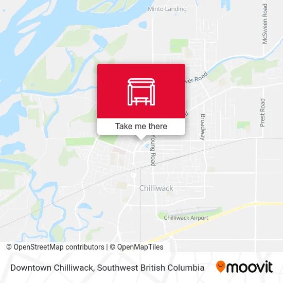 Downtown Chilliwack map