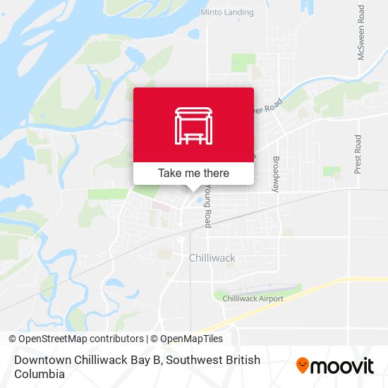 Downtown Chilliwack map