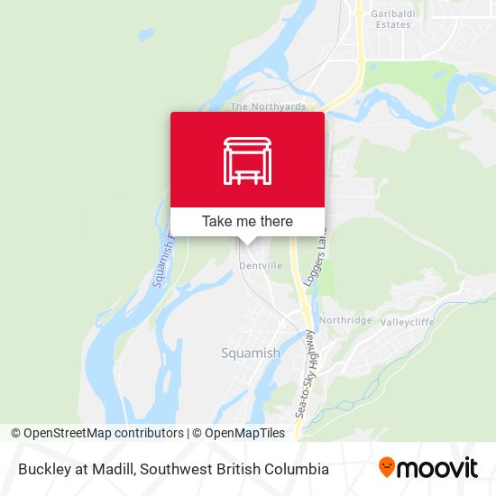 Buckley at Madill (NB) map