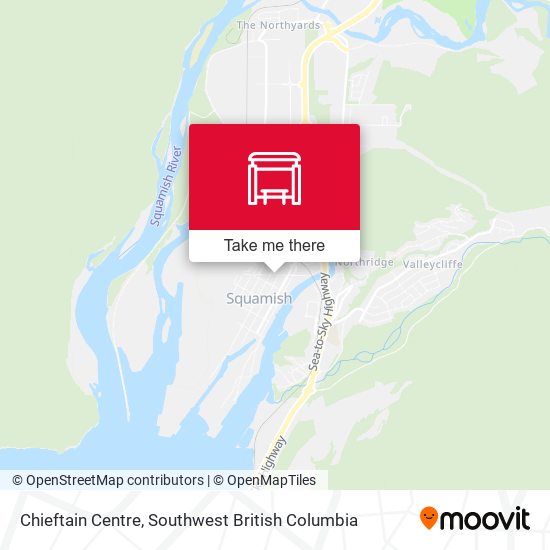 Chieftain Centre map