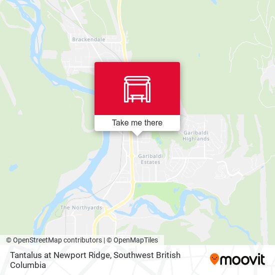 Tantalus at Newport Ridge map