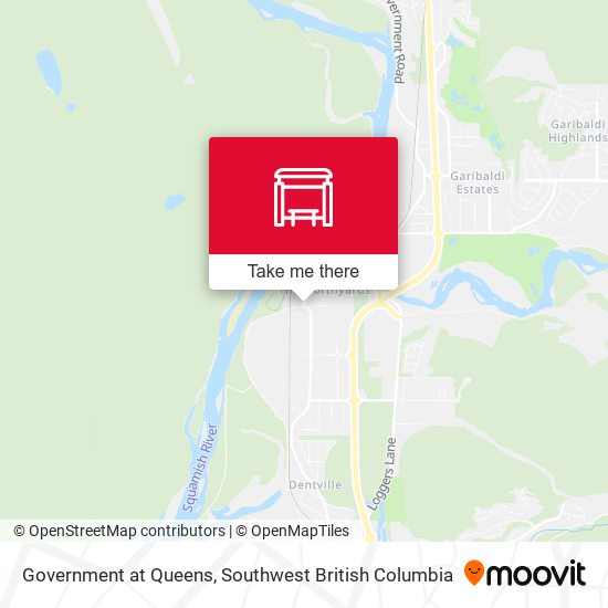 Government at Queens map