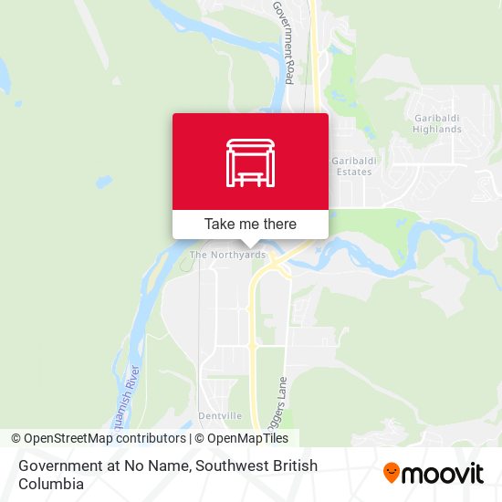 Government at No Name map