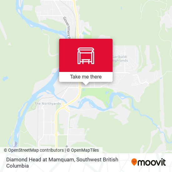 Diamond Head at Mamquam (SB) map