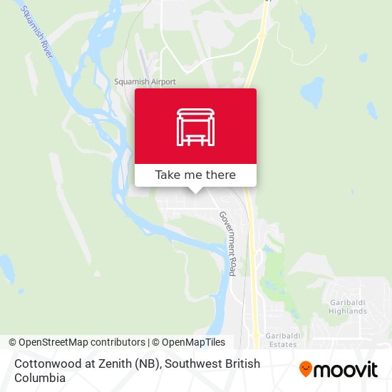 Cottonwood at Zenith (NB) map