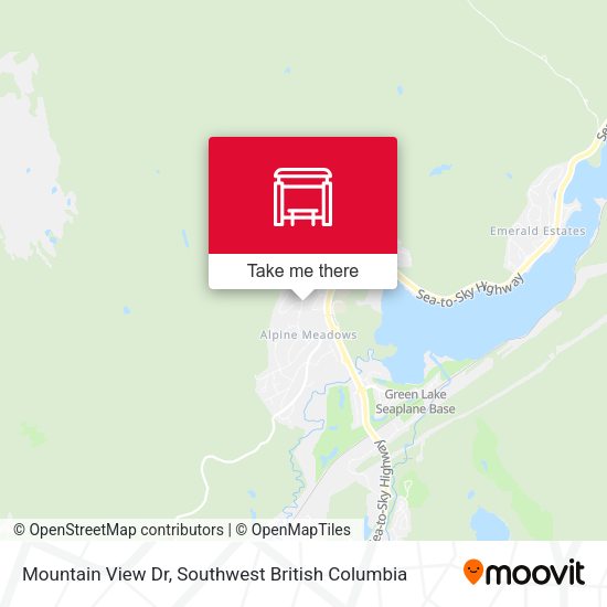 Mountain View Dr map