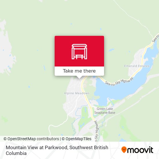 Mountain View at Parkwood map