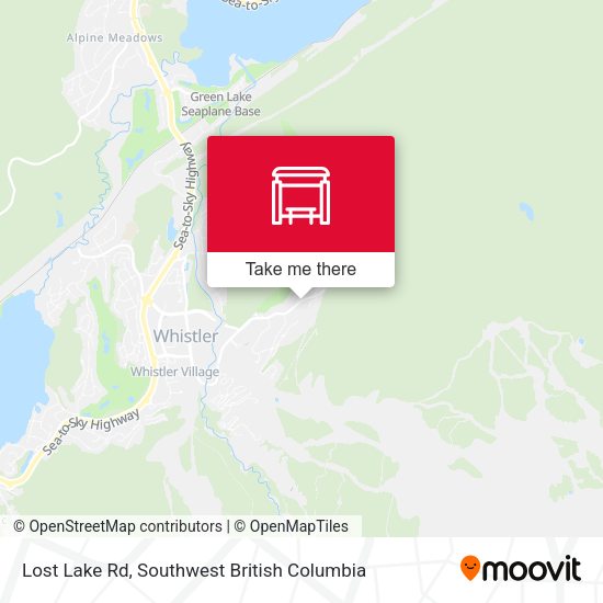Lost Lake Rd map