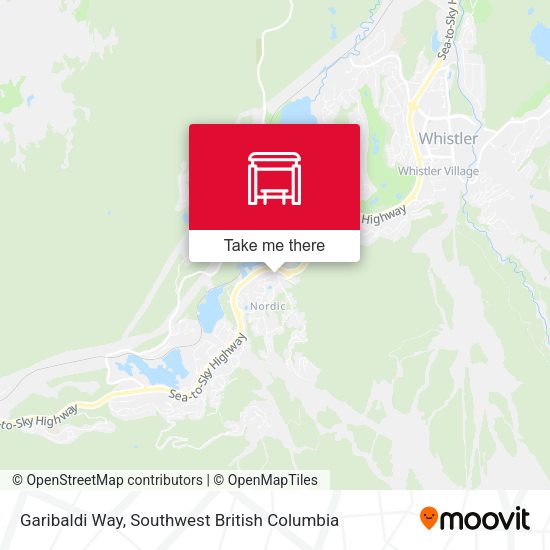 Garibaldi Way map