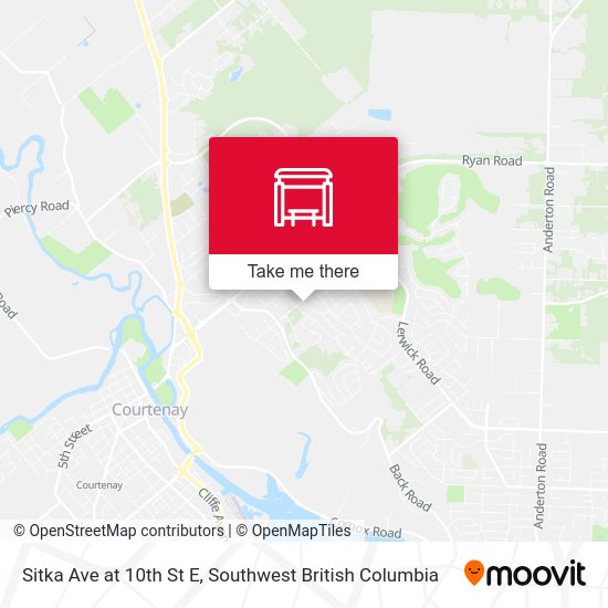 Sitka Ave at 10th St E map