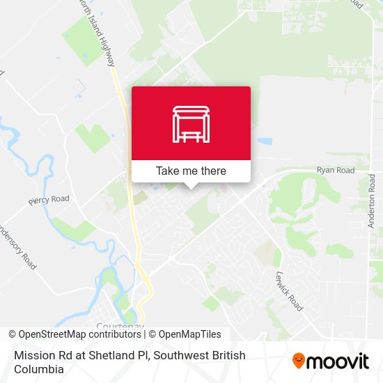 Mission Rd at Shetland Pl plan