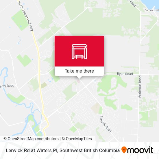 Lerwick Rd at Waters Pl map
