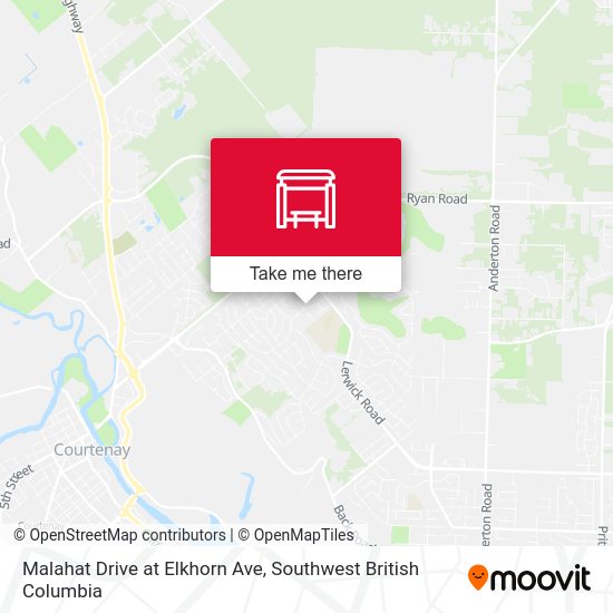 Malahat Drive at Elkhorn Ave map