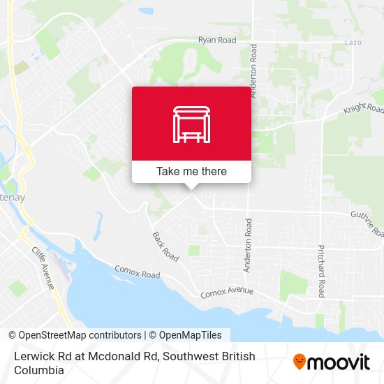 Lerwick Rd at Mcdonald Rd map