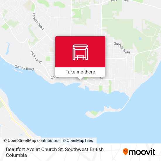 Beaufort Ave at Church St map