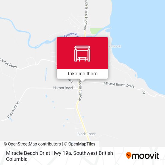 Miracle Beach Dr at Hwy 19a map