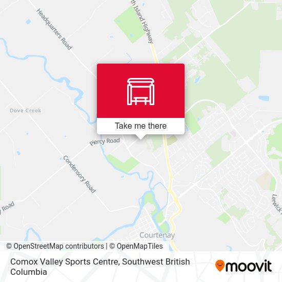 Comox Valley Sports Centre map