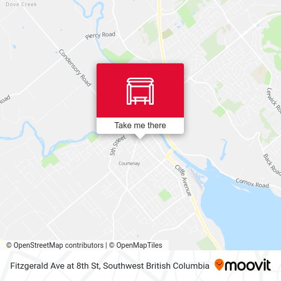 Fitzgerald Ave at 8th St map