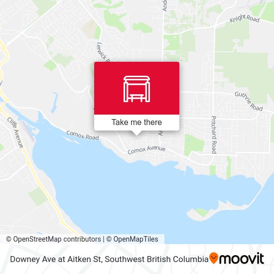 Downey Ave at Aitken St map