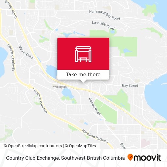 Country Club Exchange map