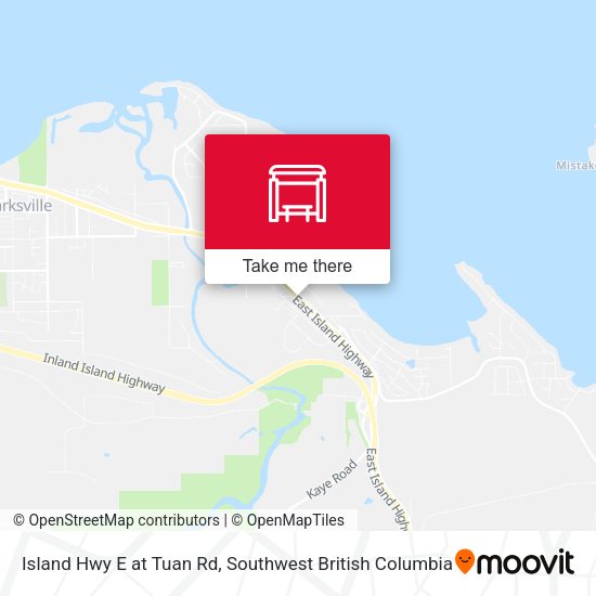 Island Hwy E at Tuan Rd map
