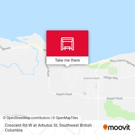 Crescent Rd W at Arbutus St plan