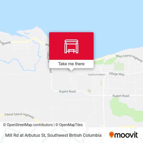 Mill Rd at Arbutus St map
