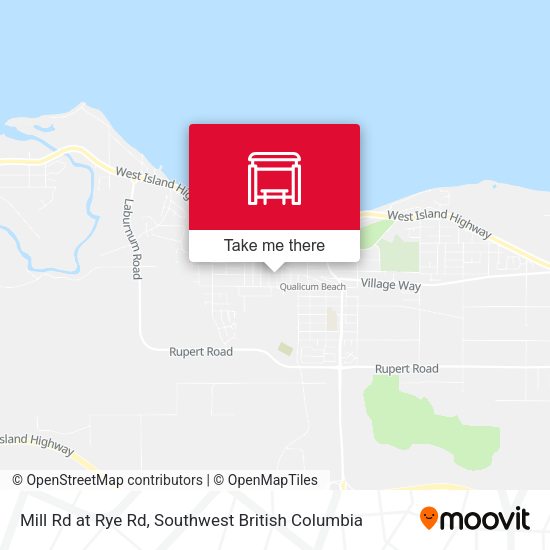 Mill Rd at Rye Rd map