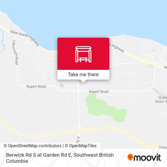 Berwick Rd S at Garden Rd E map