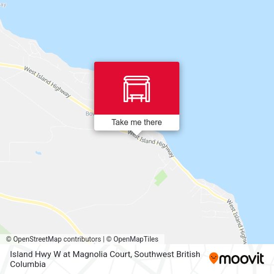 Island Hwy W at Magnolia Court map