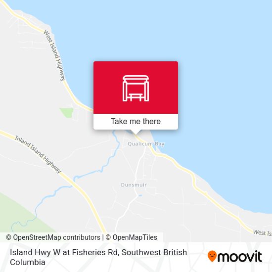 Island Hwy W at Fisheries Rd map