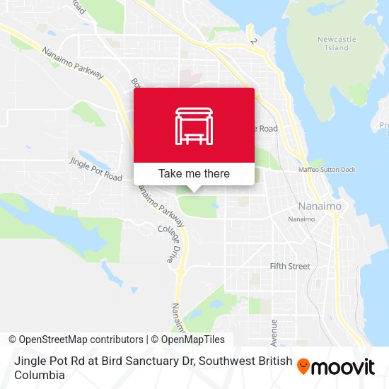 Jingle Pot Rd at Bird Sanctuary Dr plan
