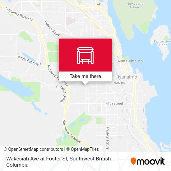 Wakesiah Ave at Foster St map