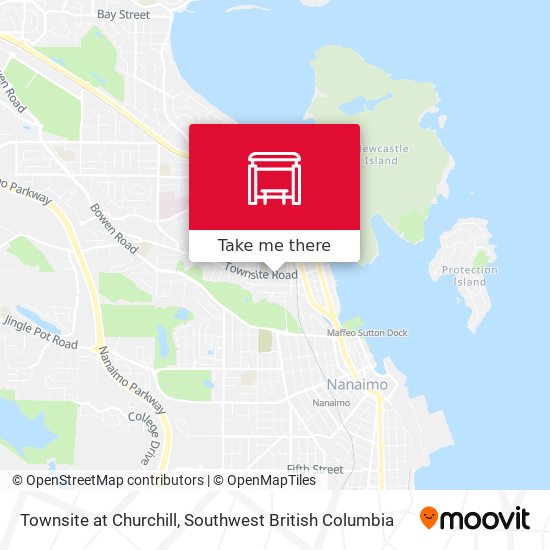 Townsite at Churchill map