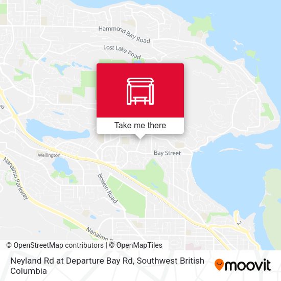Neyland Rd at Departure Bay Rd map