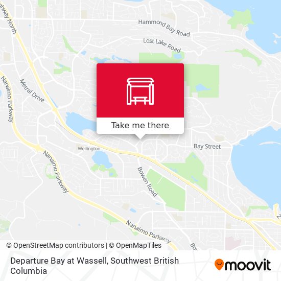 Departure Bay at Wassell map