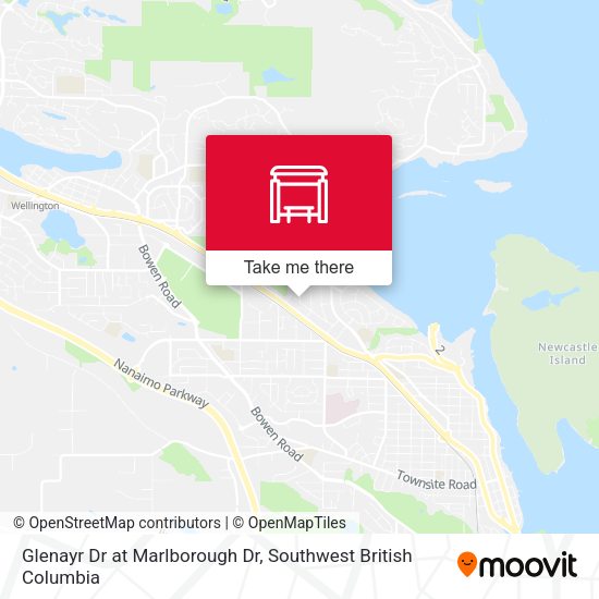 Glenayr Dr at Marlborough Dr map