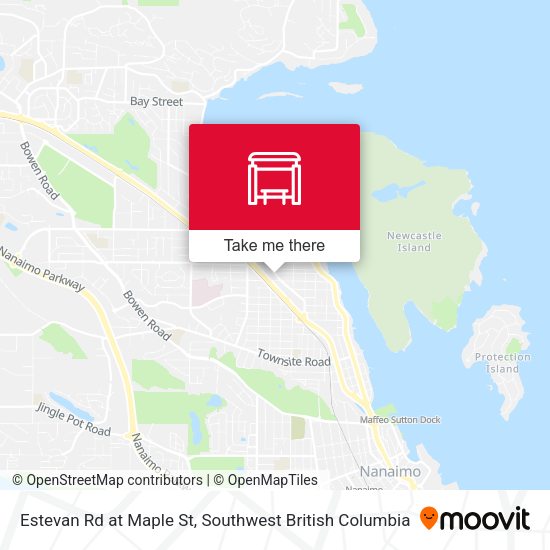 Estevan Rd at Maple St map