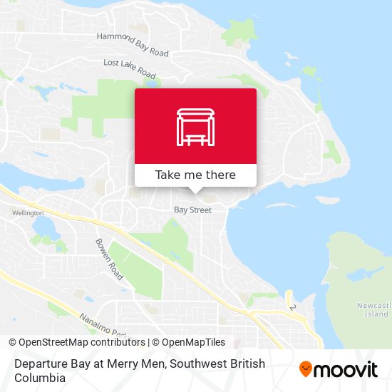 Departure Bay at Merry Men map