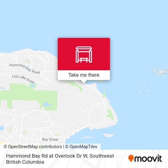 Hammond Bay Rd at Overlook Dr W map