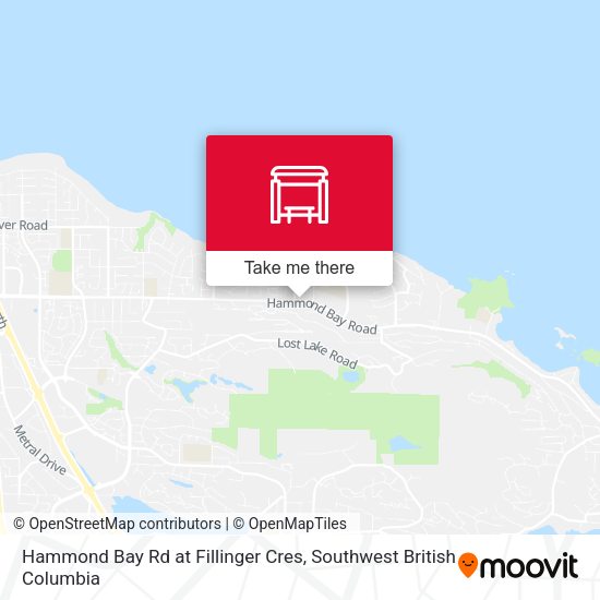 Hammond Bay Rd at Fillinger Cres map