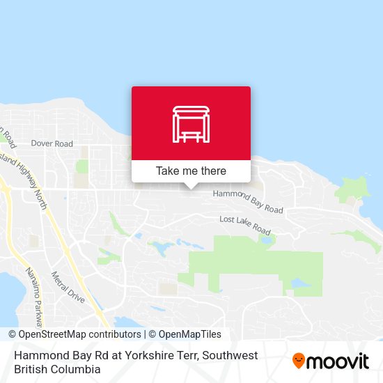 Hammond Bay Rd at Yorkshire Terr plan