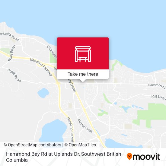 Hammond Bay at Uplands map