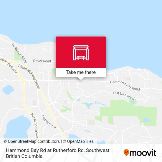 Hammond Bay Rd at Rutherford Rd map