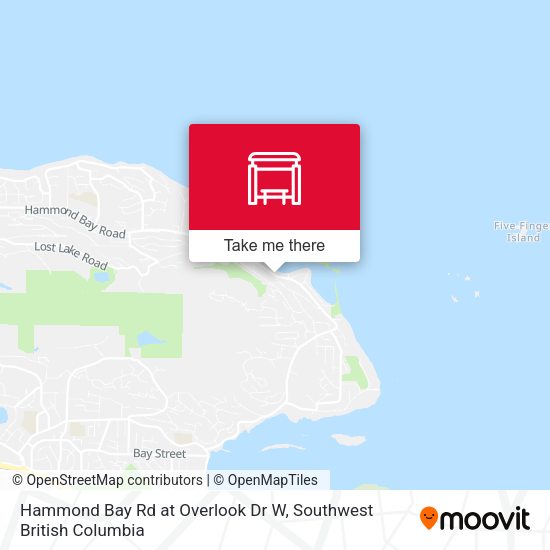 Hammond Bay Rd at Overlook Dr W plan