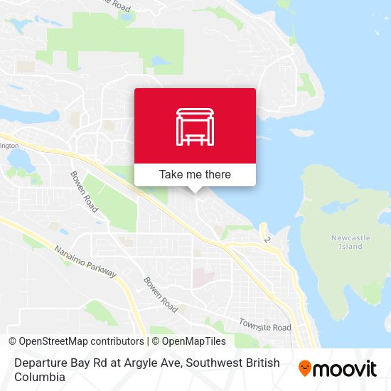 Departure Bay Rd at Argyle Ave map