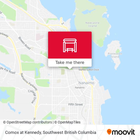 Comox at Kennedy map