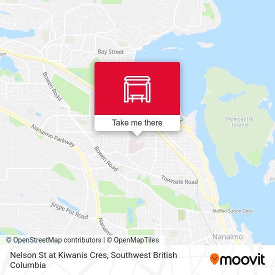 Nelson St at Kiwanis Cres map
