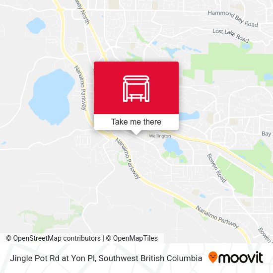 Jingle Pot Rd at Yon Pl map